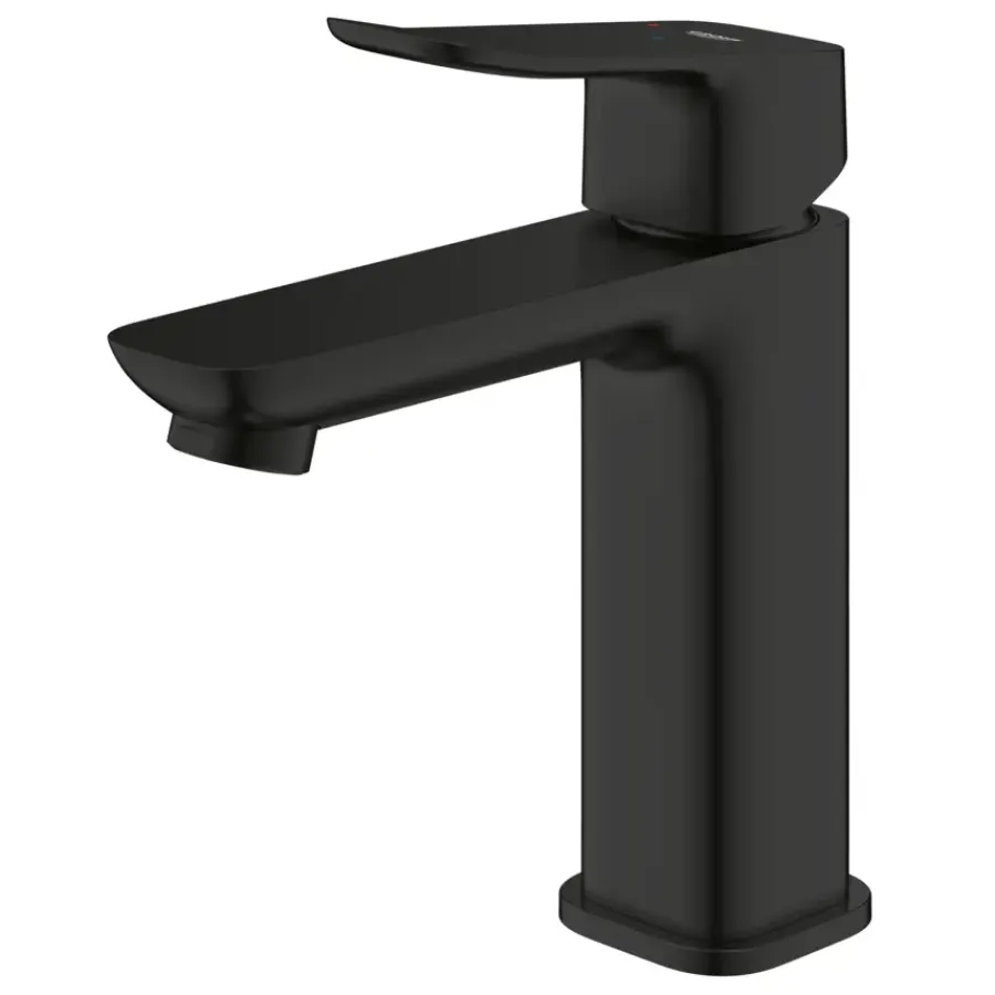 Grohe Dice wastafelmengkraan M-Size Push open Mat Zwart