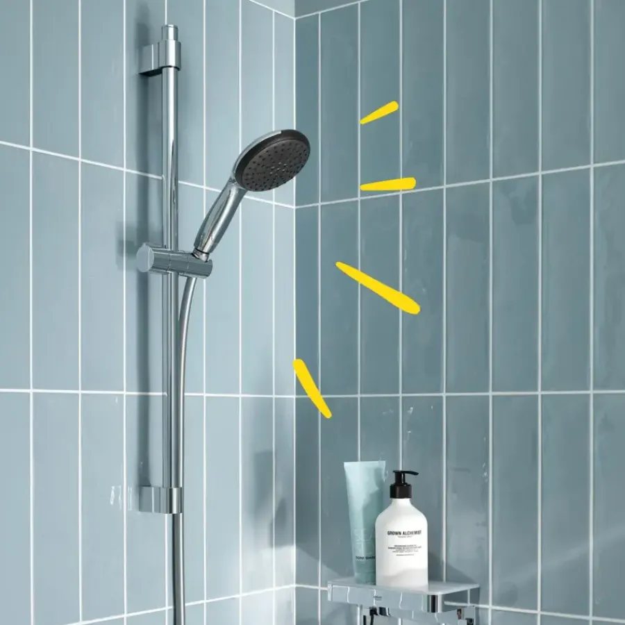 Grohe doucheset Quickfix Vitalio Start 110 - 1 stand chroom