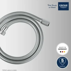 Grohe doucheslang VitalioFlex Trend kunststof 125 cm chroom