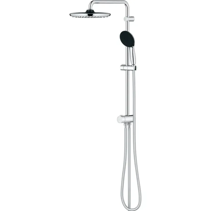 Grohe Douchesysteem Vitalio Start 250 met omstelling Rond, Max. 8,0L/M Bij 3 Bar Chroom - hartafstand kraan 15 cm