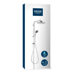 Grohe Douchesysteem Vitalio Start 250 met omstelling Rond, Max. 8,0L/M Bij 3 Bar Chroom - hartafstand kraan 15 cm
