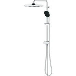 Grohe Douchesysteem Vitalio Comfort 250 Douchesysteem vierkant met omstelling, Max. 8,0L/M Bij 3 Bar Chroom - hartafstand kraan 15 cm