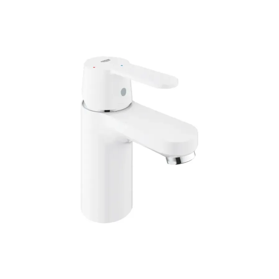Grohe Get S-size éénhendel wastafelkraan met afvoerplug Wit