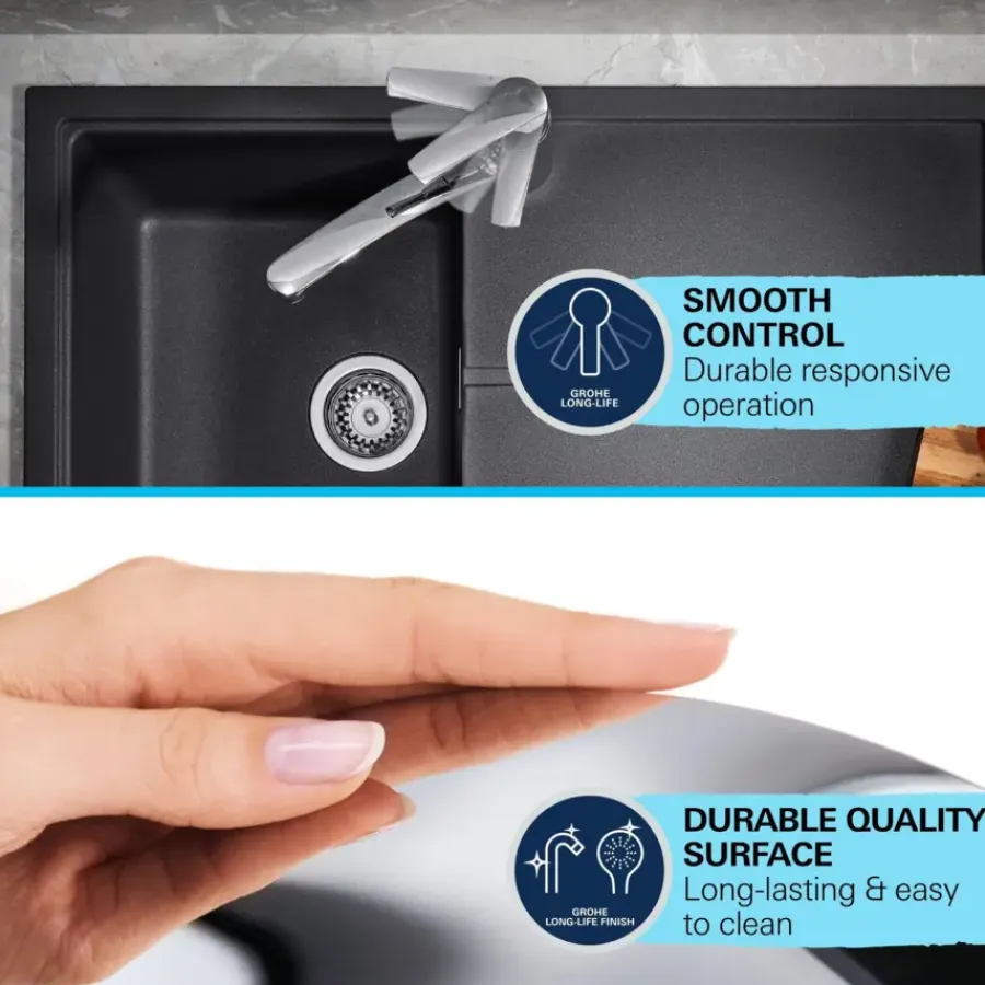 Grohe keukenkraan Start flow QuickFix chroom