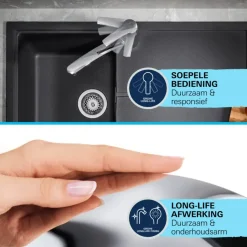 Grohe Keukenmengkraan Start Loop middelhoge uitloop Chroom