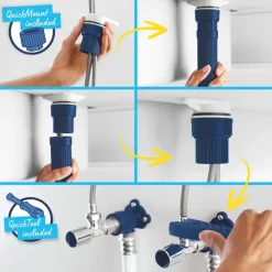 Grohe keukenmengkraan Start hoge uitloop mat zwart