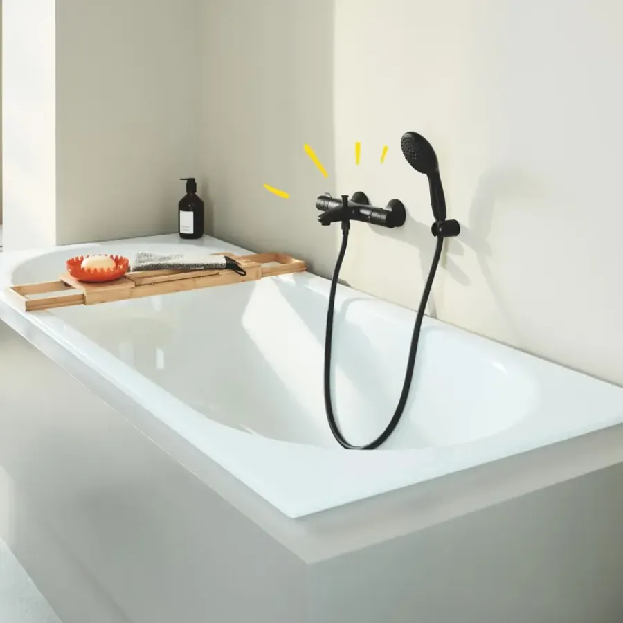 Grohe Precision Start Badkraan mat zwart