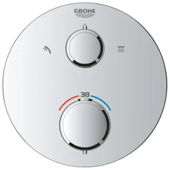 Grohe Precision Thermostat Perfect inbouw douchesysteem met Vitalio Rain Mono 310 hoofddouche rond Chroom