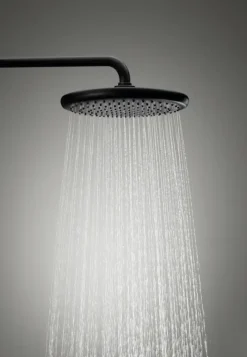 Grohe regendoucheset Quickfix Vitalio Start met handdouche 2 standen zwart - hartafstand kraan 15 cm