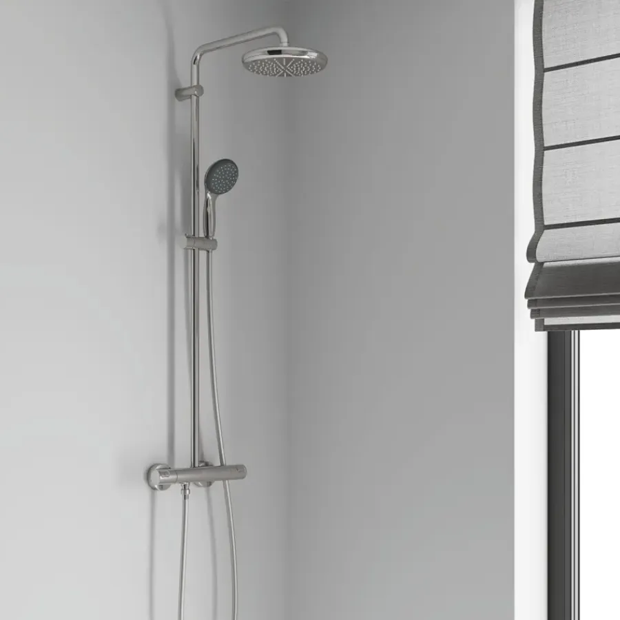 Grohe regendouche Vitalio Start 210 met thermostatische douchekraan
