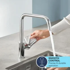 Grohe Start Keukenmengkraan lage uitloop mat zwart