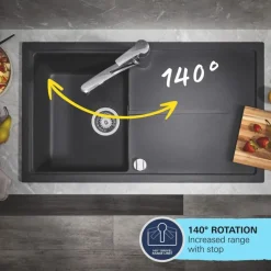 Grohe Swift éénhendel keukenkraan Chroom