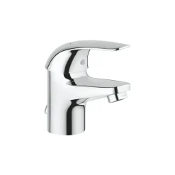 Grohe Swift S-size éénhendel wastafelkraan met ketting Chroom