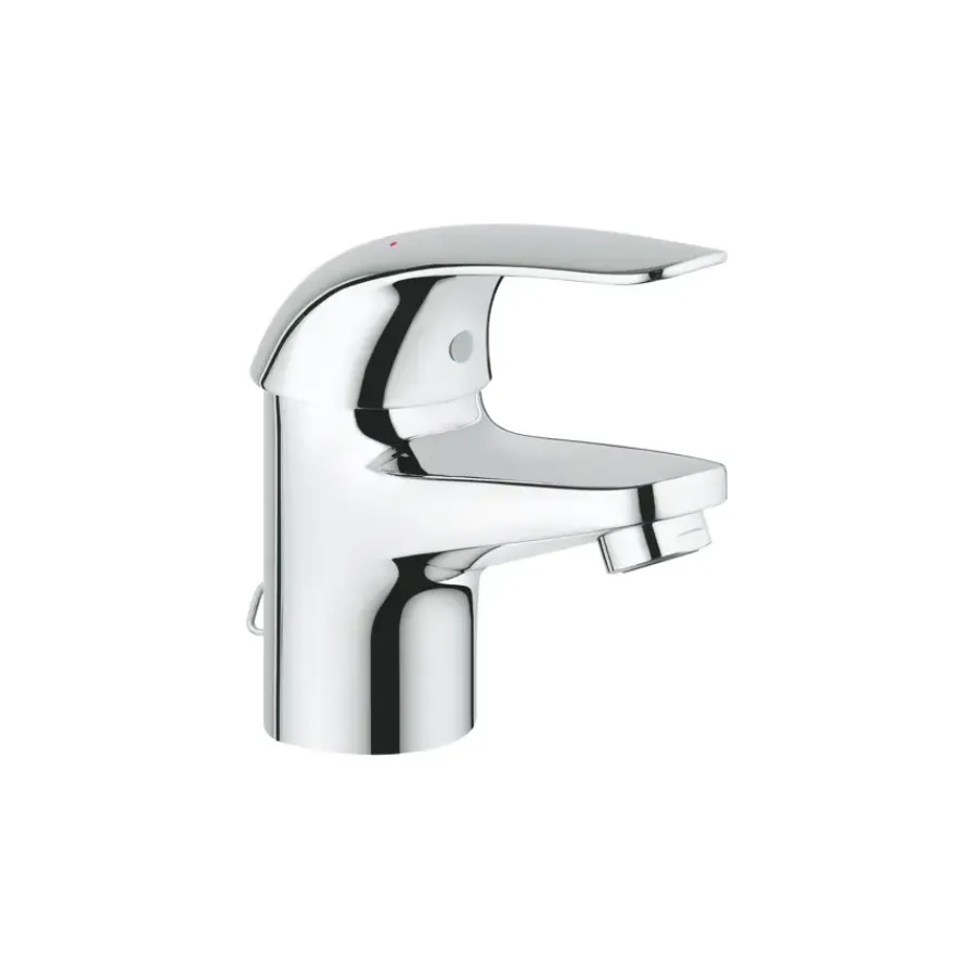 Grohe Swift S-size éénhendel wastafelkraan met ketting Chroom