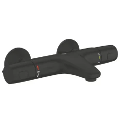 Grohe Thermostatische Badkraan Precision Trend met omstel 15cm Mat Zwart