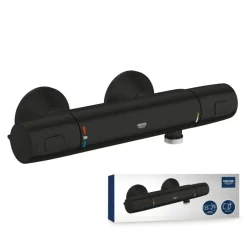 Grohe Thermostatische Douchekraan Precision Trend New 12 cm Mat Zwart