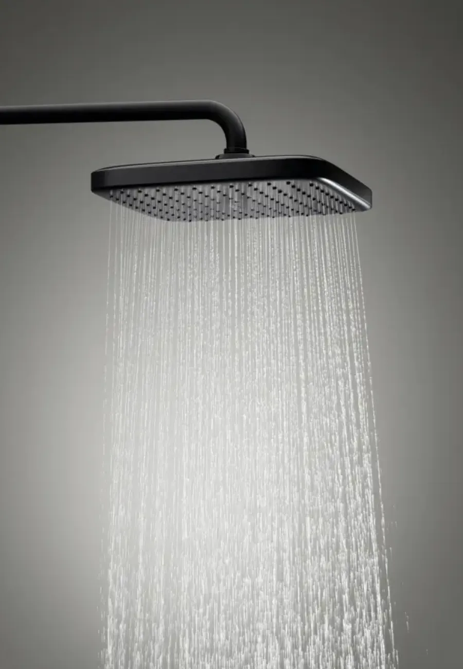 Grohe Vitalio Comfort 2025 regendouchesysteem met omstelkraan mat zwart