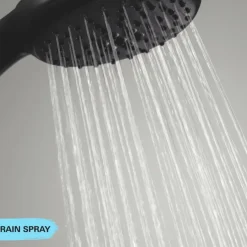 Grohe Vitalio Start doucheset Precision Start met thermostaatkraan mat zwart