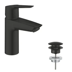 Grohe wastafelkraan Start S-size QuickFix mat zwart