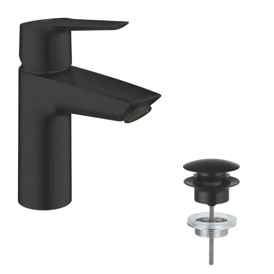 Grohe wastafelkraan Start S-size QuickFix mat zwart