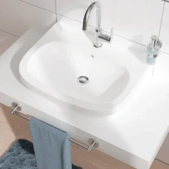 Grohe Wastafelmengkraan Start Loop L-size Push Open Chroom