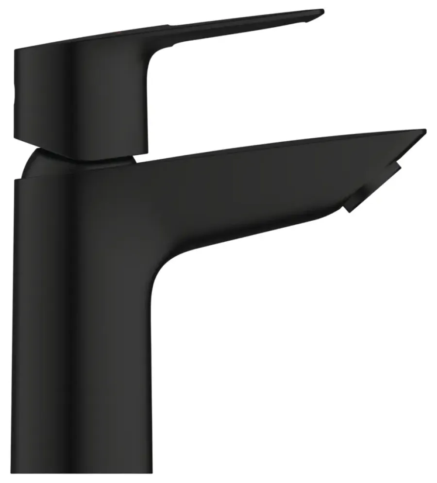 Grohe wastafelmengkraan Start Loop S-Size push open mat zwart