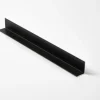 Grosfillex GX Wall aluminium afwerkprofiel zwart 260 cm