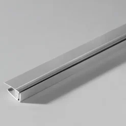 Grosfillex GX Wall begin-eindprofiel 260 cm metal aluminium
