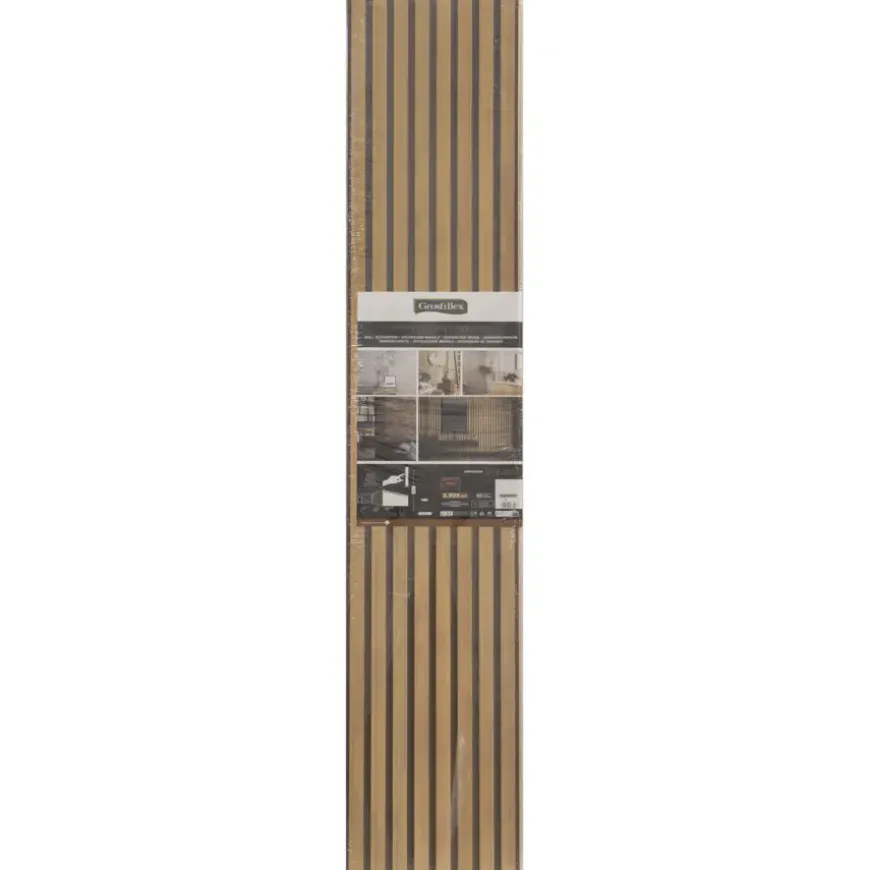 Grosfillex lattenwand kunststof Element 3D Linio Bamboo 2.925m2