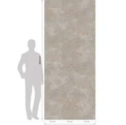 Grosfillex wandpaneel Element Linio XL PVC Grigio glans 2,925 m²