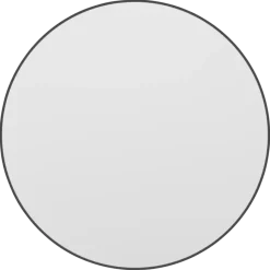 Haceka badkamerspiegel Deco mat zwart Ø 80 cm rond