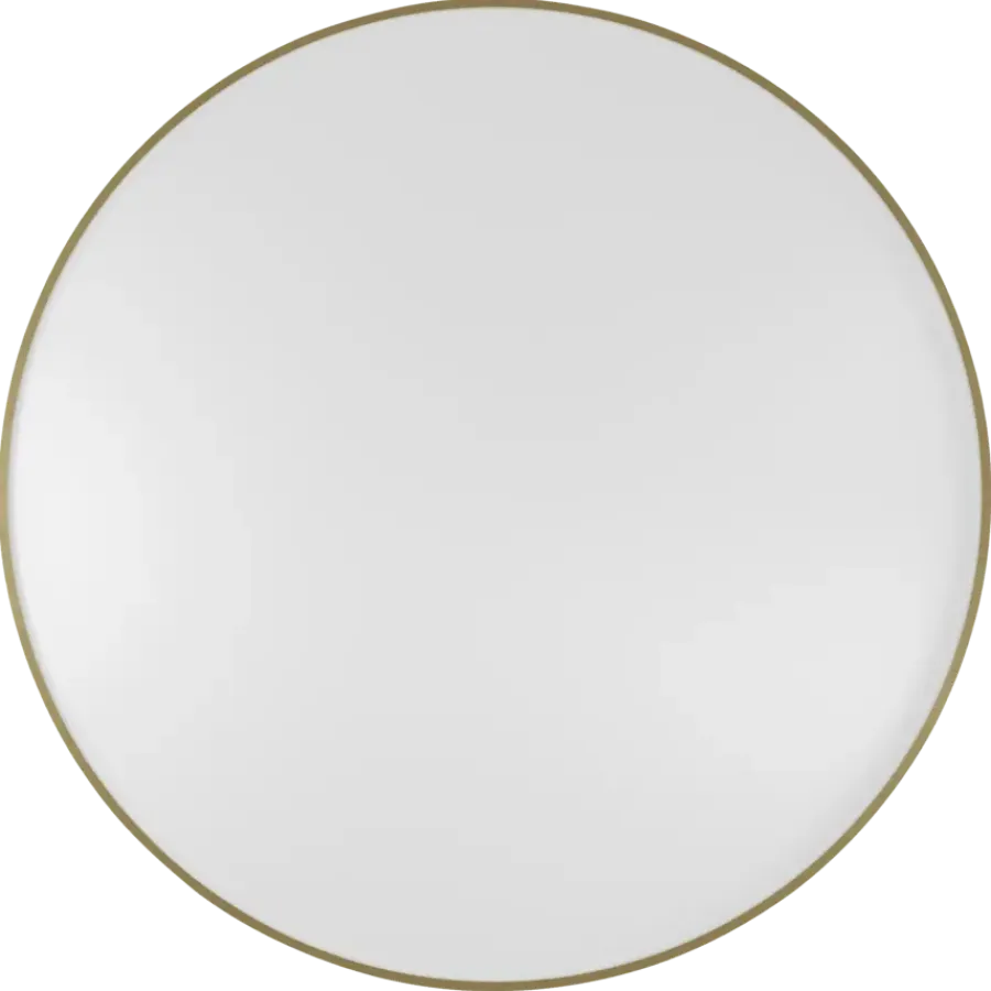 Haceka badkamerspiegel Deco geborsteld goud Ø 60 cm rond