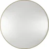 Haceka badkamerspiegel Deco geborsteld goud Ø 80 cm rond