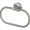 Haceka Kosmos handdoekring RVS look geborsteld mat