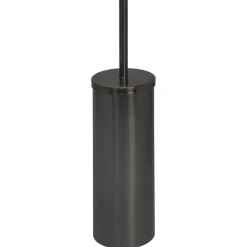Haceka Kosmos toiletborstelset met koker met gun metal
