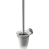 Haceka Kosmos toiletborstelset glas RVS look geborsteld mat