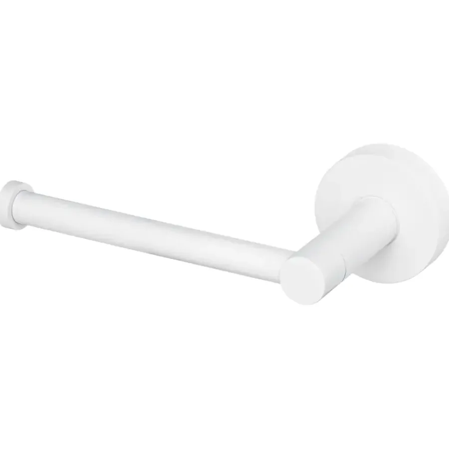 Haceka Kosmos toiletrolhouder haaks RVS mat wit