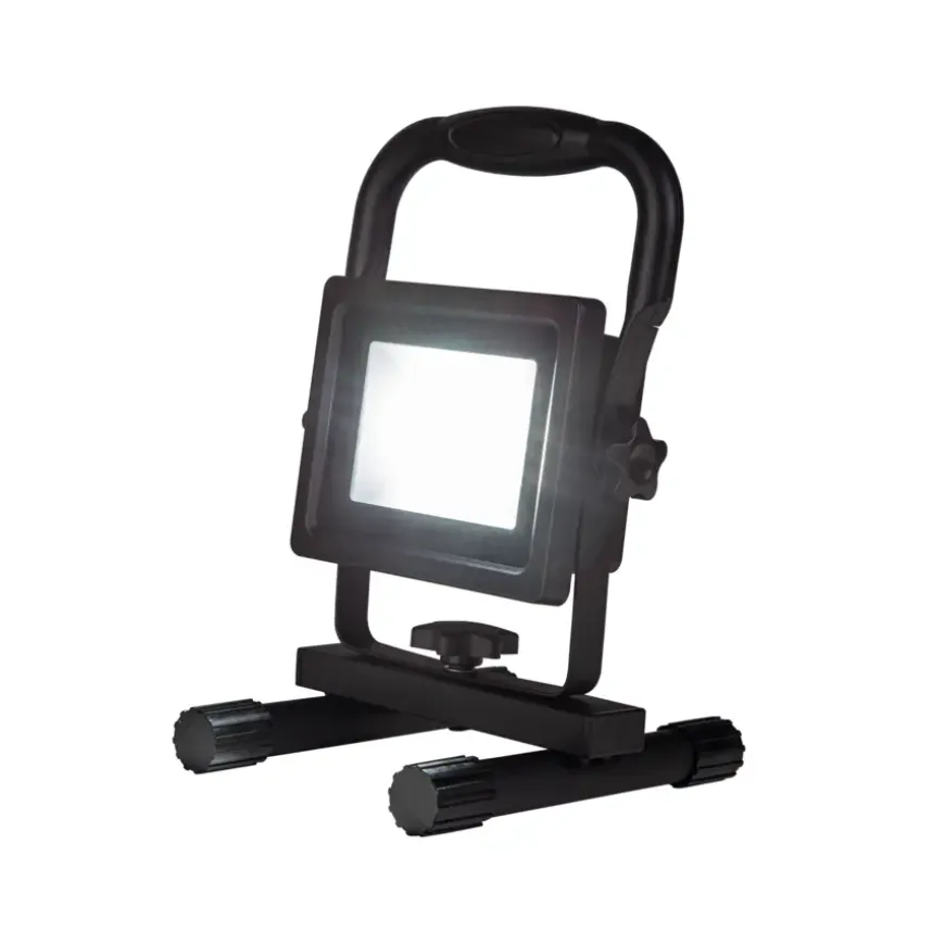 Handson bouwlamp 10W met oplaadbare accu IP44 600 lm
