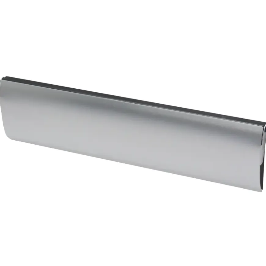 Handson Brievenbusklep + Borstel Zilver Blinde Bevestiging