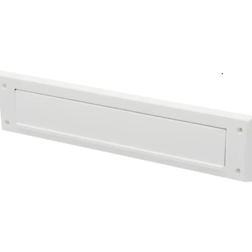 Handson Brievenbusklep met Borstel Wit
