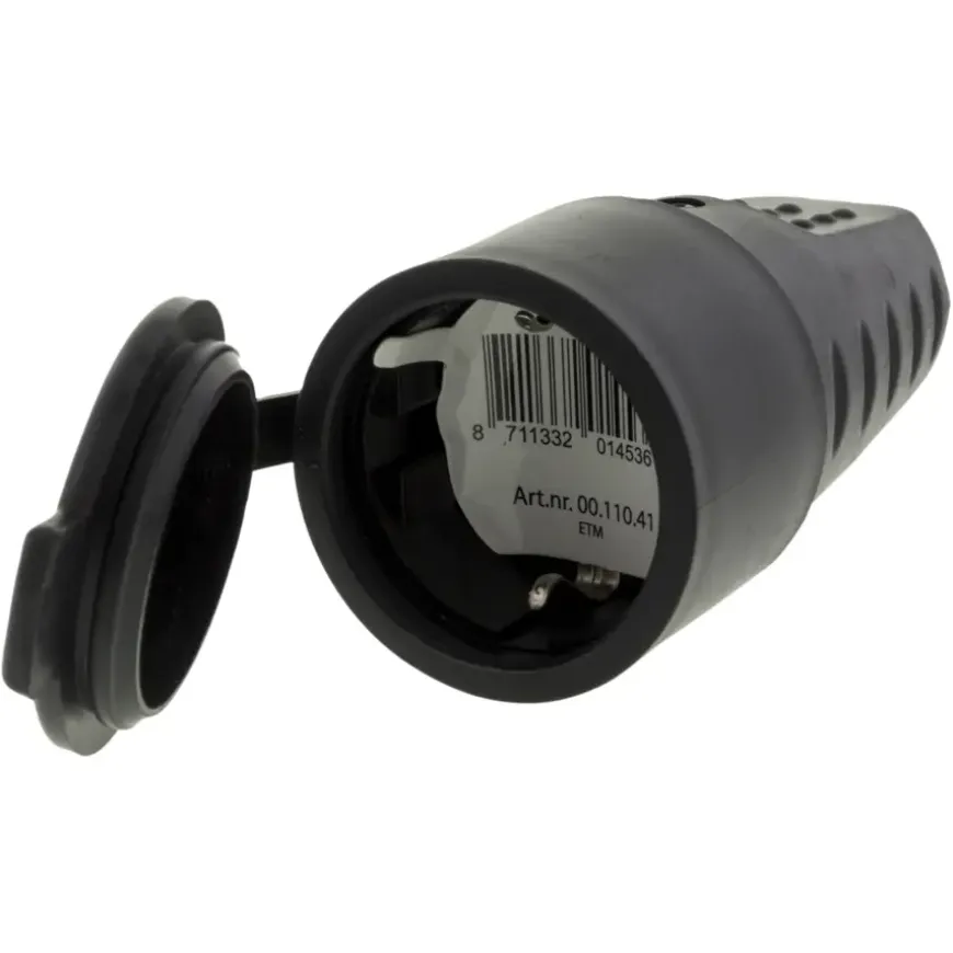 Handson contrastekker rubber zwart