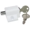 Handson drukcilinder oplegslot wit