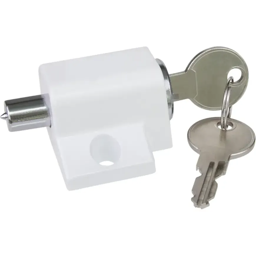 Handson drukcilinder oplegslot wit