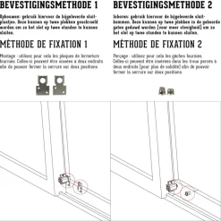 Handson drukcilinder oplegslot wit