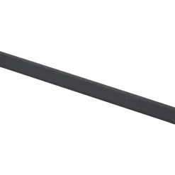 Handson inbouw tochtstrip in PVC 231,5 cm zwart
