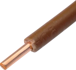 HANDSON Installatiedraad VD 2,5 mm² bruin 25 meter