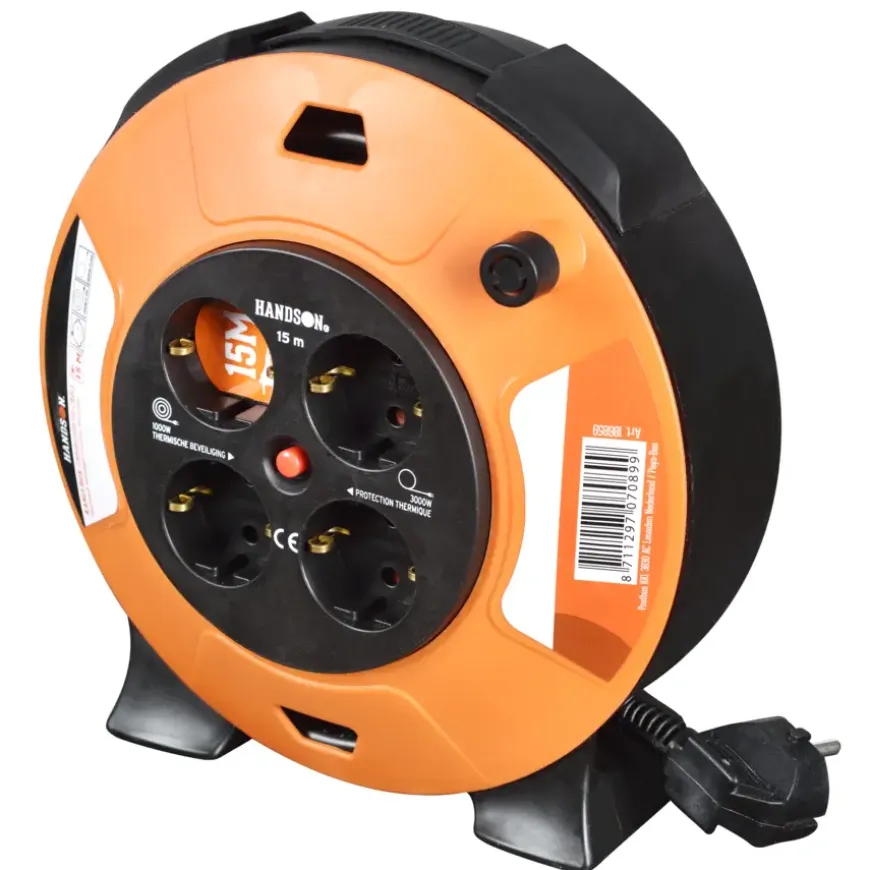 HANDSON Kabelbox 4-voudig RA 15 Meter
