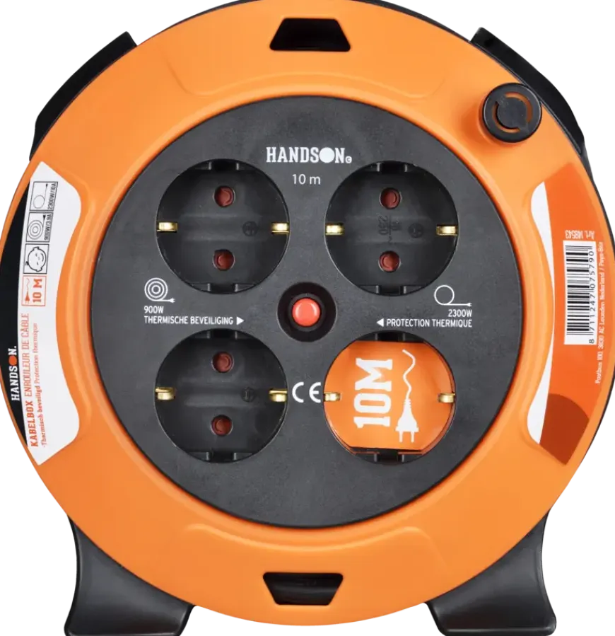 Handson Kabelbox 4-voudig RA 10 Meter