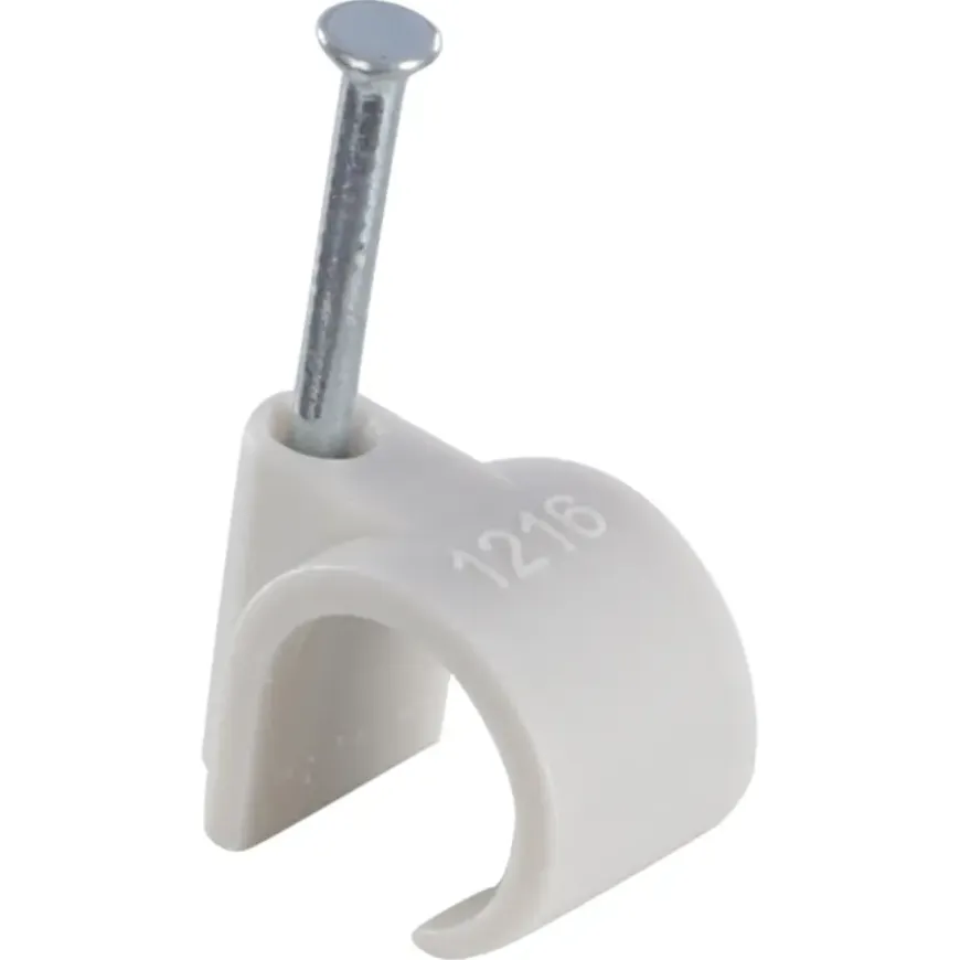 HANDSON kabelclip rond grijs 11-15mm (15 stuks)