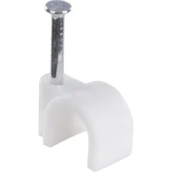 Handson Kabelclip Rond Wit 8 mm 25 Stuks